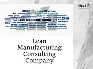 Lean Manufacturing Consulting Company