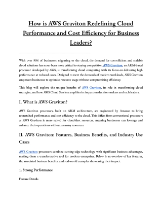 How is AWS Graviton Redefining Cloud Performance and Cost Efficiency for Business Leaders_.docx