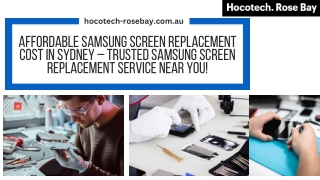 Affordable Samsung Screen Replacement Cost in Sydney – Trusted Samsung Screen Replacement Service Near You!