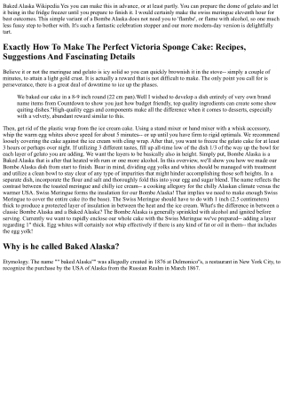 Baked Alaska