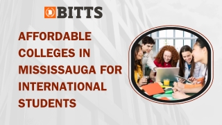 Affordable Colleges in Mississauga for International Students