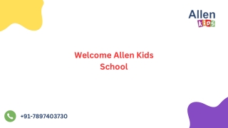 Top Play Schools in Kanpur 2025-26 | Allen Kids |  91-7897403730