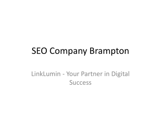 Local SEO Brampton | Local Seo Company Brampton - Link Lumin