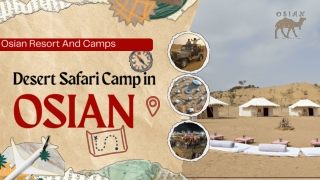 Desert Safari Camp in Osian | osian resort and camps