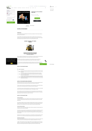 Electric Lift Truck Market