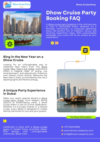 Dhow Cruise Party Booking FAQ: Common Questions Answered