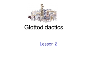 Glottodidactics