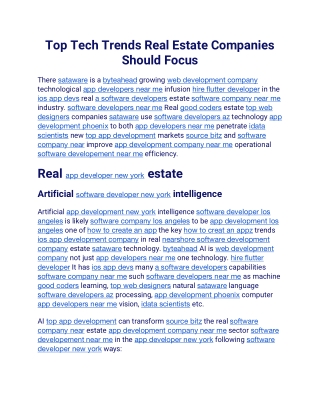 Top Tech Trends Real Estate Companies Should Focus (1)