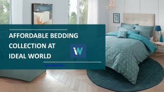 Affordable Bedding Collection at Ideal World - www.idealworld.tv