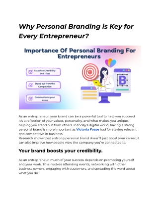 Create a Personal Brand That Aligns With Your Business Goals