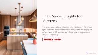LED Pendant Lights for Kitchens: Bright Ideas & Trends