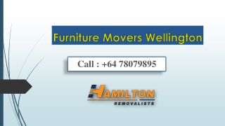 Furniture Movers Wellington