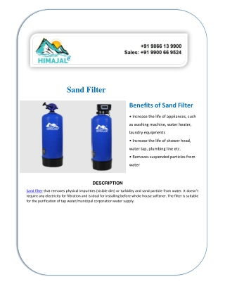 Bore Water Solution in Hyderabad - Water Conditioner in Hyderabad - Himajal Wate
