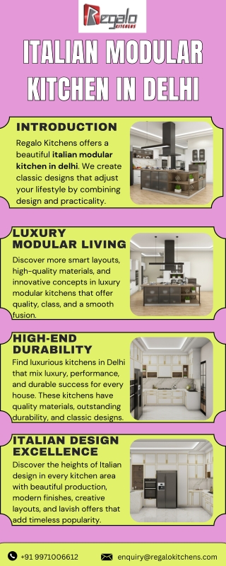 Italian Modular Kitchen in Delhi