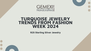 Turquoise Jewelry Trends from Fashion Week 2024