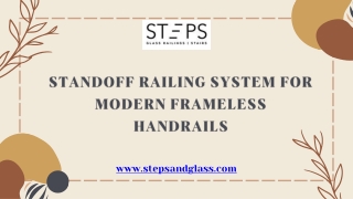 Enhance Your Space with Standoff Railing Systems and Frameless Handrails