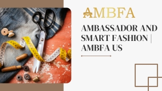 AMBASSADOR AND SMART FASHION  AMBFA TAILOR