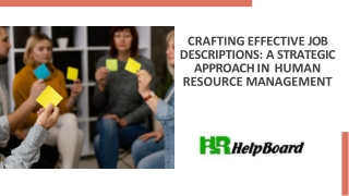 job description in hrm