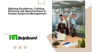 job specification in hrm