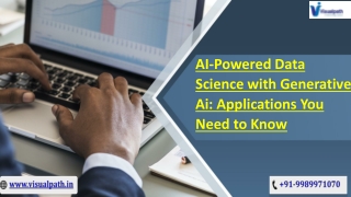 Data Science With Generative Ai Course | Generative Ai
