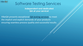 Website Testing Services Offered by hikeQA