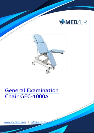 General Examination Chair GEC-1000A