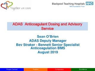 ADAS Anticoagulant Dosing and Advisory Service