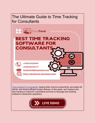 The Ultimate Guide to Time Tracking for Consultants