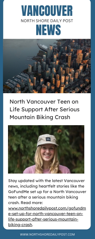 North Vancouver Teen on Life Support After Serious Mountain Biking Crash