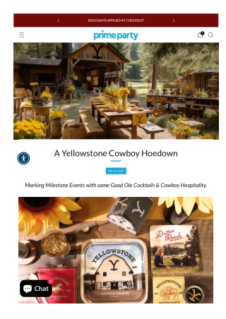 Western Hoedown Party Ideas Inspired by Yellowstone