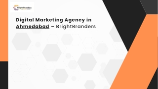 Digital Marketing Agency in Ahmedabad – BrightBranders