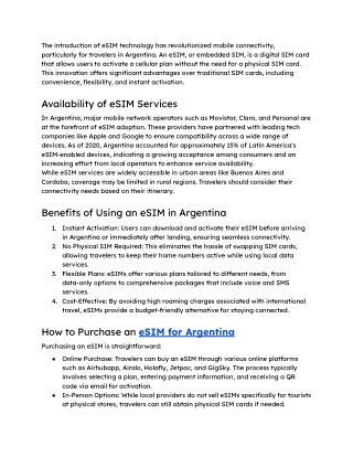 eSIMs in Argentina_ Connectivity Made Easy