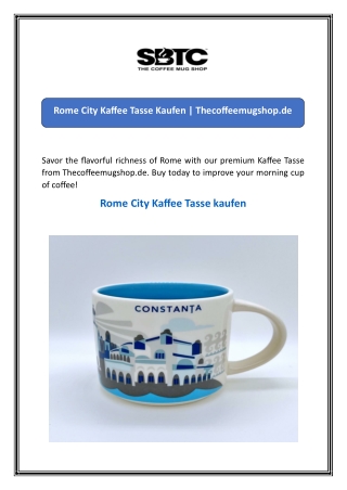 Rome City Kaffee Tasse Kaufen  Thecoffeemugshop.de