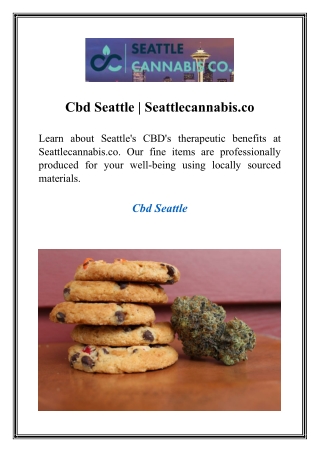 Cbd Seattle  Seattlecannabis.co