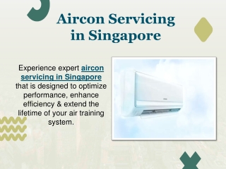 Aircon Servicing in Singapore