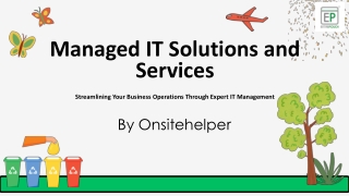 Comprehensive IT Solutions and Services for Business Optimization