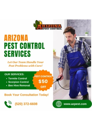 Residential Pest Control Services At AZ Pest Control in Tucson, Green Valley, Ar