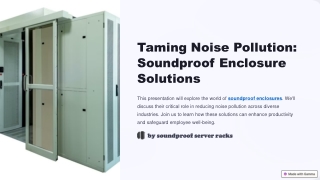 Taming-Noise-Pollution-Soundproof-Enclosure-Solutions