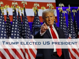 Trump elected US president