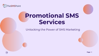 Promotional SMS Services, Unlocking the Power of SMS Marketing