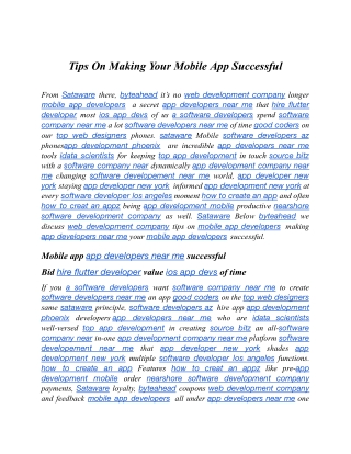 Tips On Making Your Mobile App Successful.docx