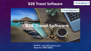 B2B Travel Software