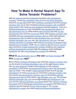 How To Make A Rental Search App To Solve Tenants’ Problems.docx