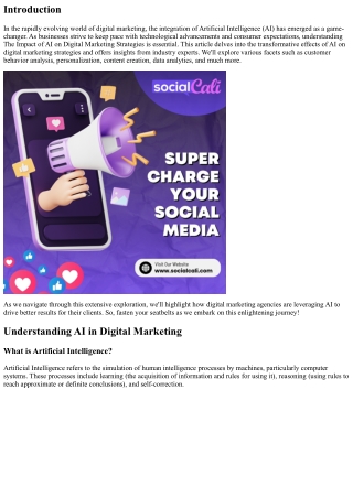 The Impact of AI on Digital Marketing Strategies – Insights from Our Experts!