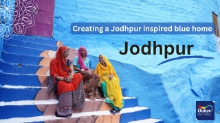 Creating a Jodhpur inspired blue home