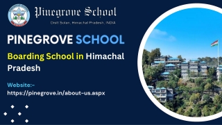 Boarding School in Himachal Pradesh