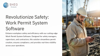 Safe Work Permit System Software for Contractors