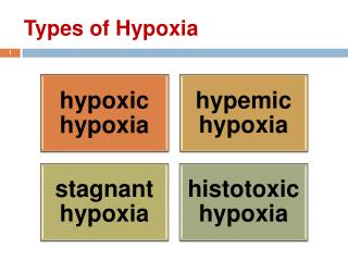Types of Hypoxia