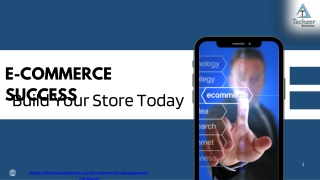 E-Commerce Success Build Your Store Today
