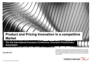 Product and Pricing Innovation in a competitive Market
